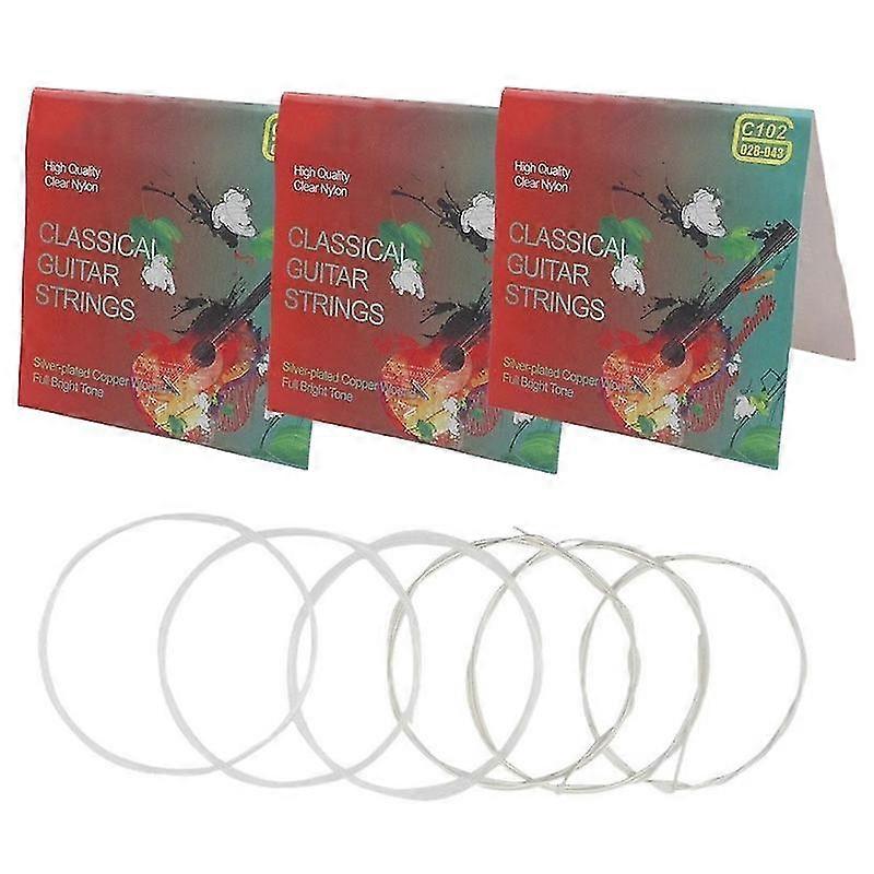 Classical Guitar Strings - Normal Nylon Guitar Strings - Full Set - Replacement-ylmyFit