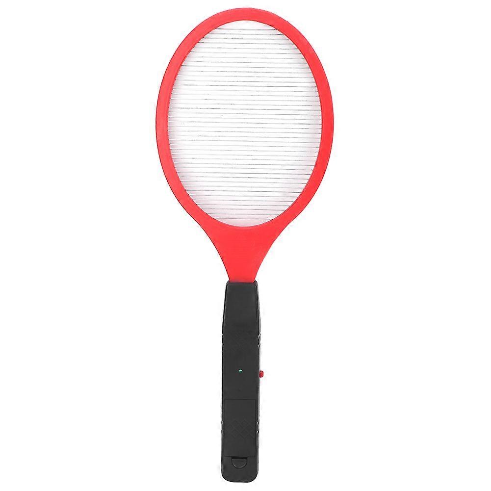 Cordless Battery Power Electric Fly Mosquito Swatter Bug Zapper Racket Insects Killer (Red)