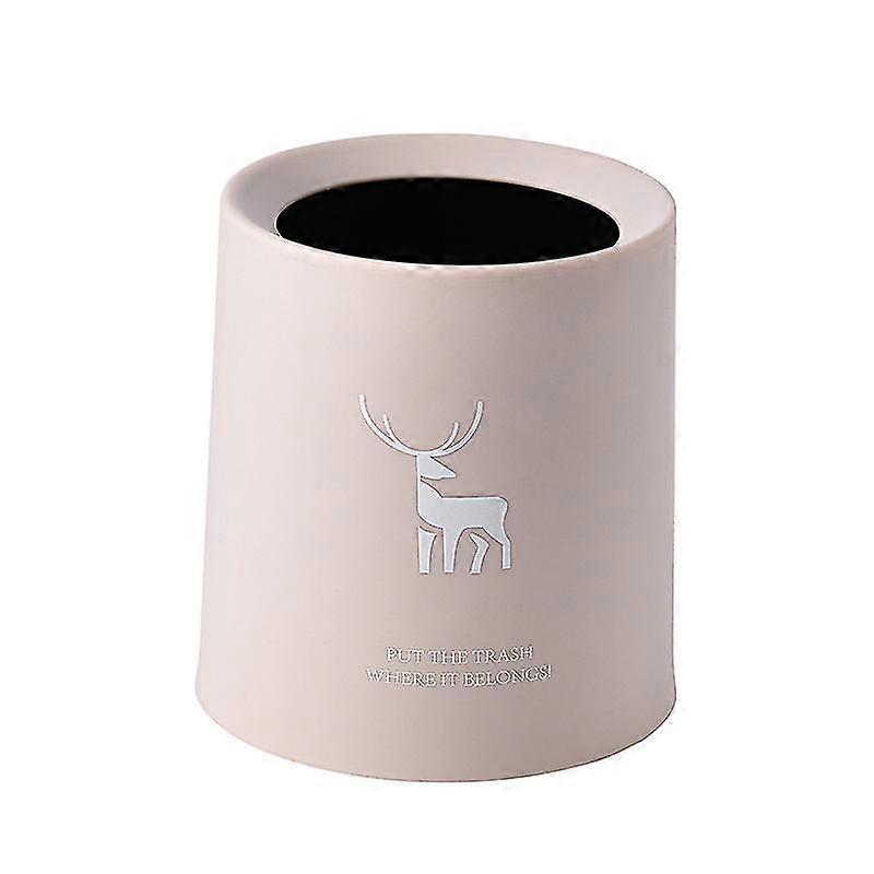 Jianghuo Nordic Desktop Double-Layer Small Trash Can Coffee Table Household Desk Bed Storage Bucket Desk