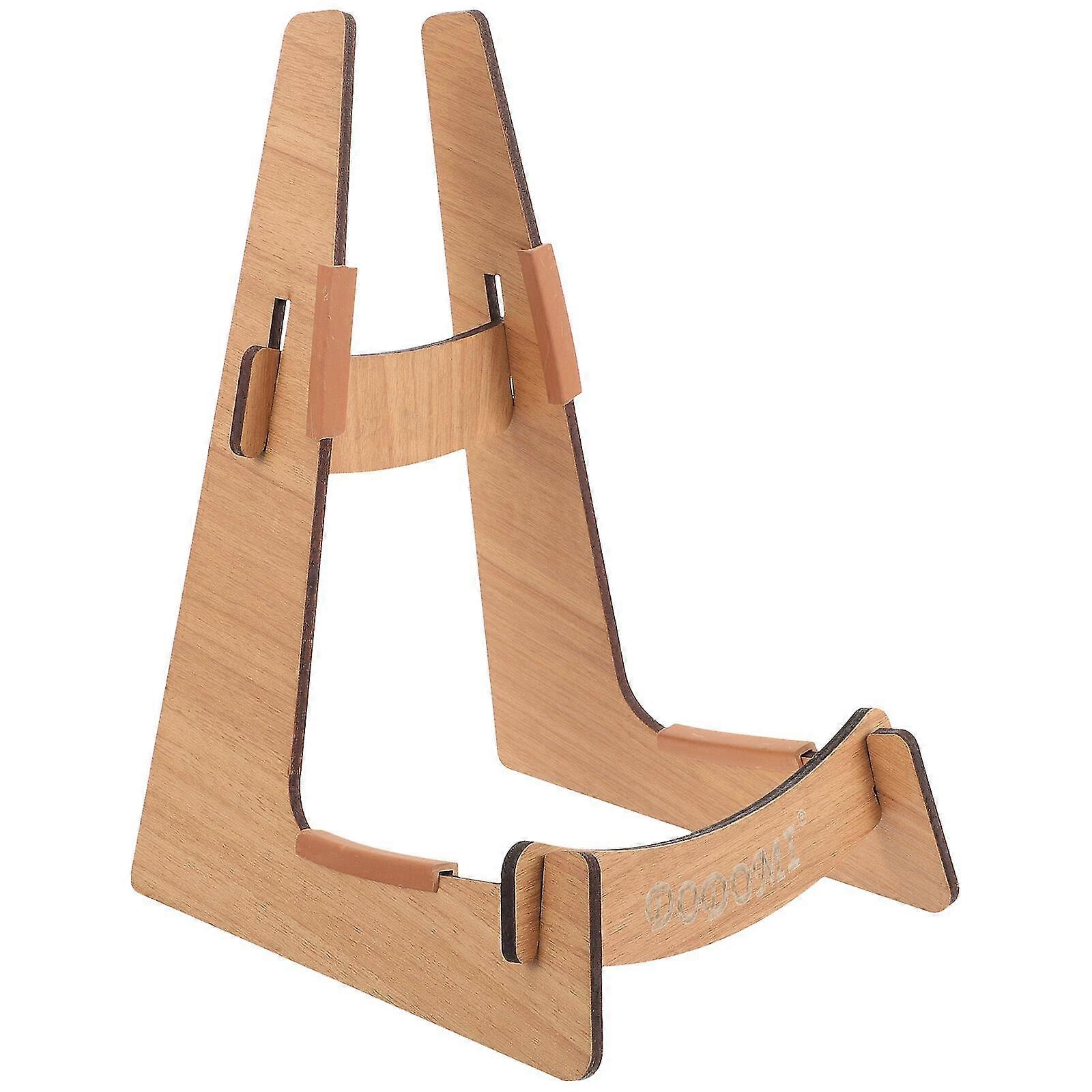 Gitarr Golvstativ Trä Gitarrstativ Golv Gitarr Support Stand Ukulele Förvaringsställ