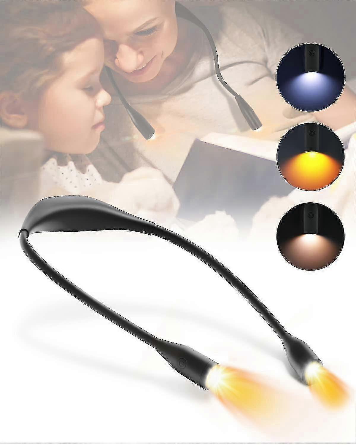 Rechargeable Neck Reading Light3 Colors Eye Protection Led