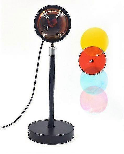 Sunset Lamp,180 Degree Rotation Projector 4colors Romantic For Decor