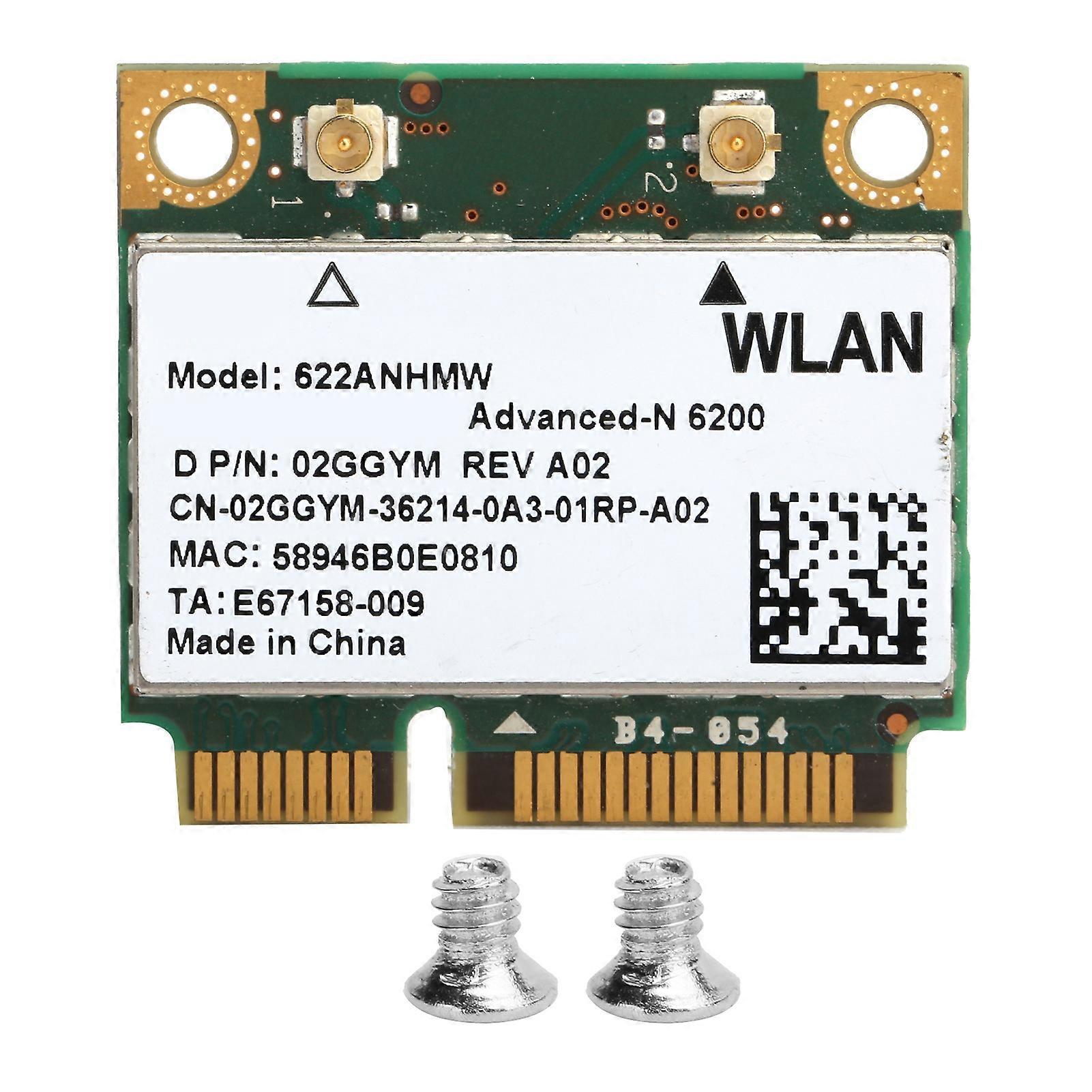 Placă de rețea wireless DualBand pentru computer desktop, adaptor Wifi 2.4 Ghz/5Ghz 6200 agn