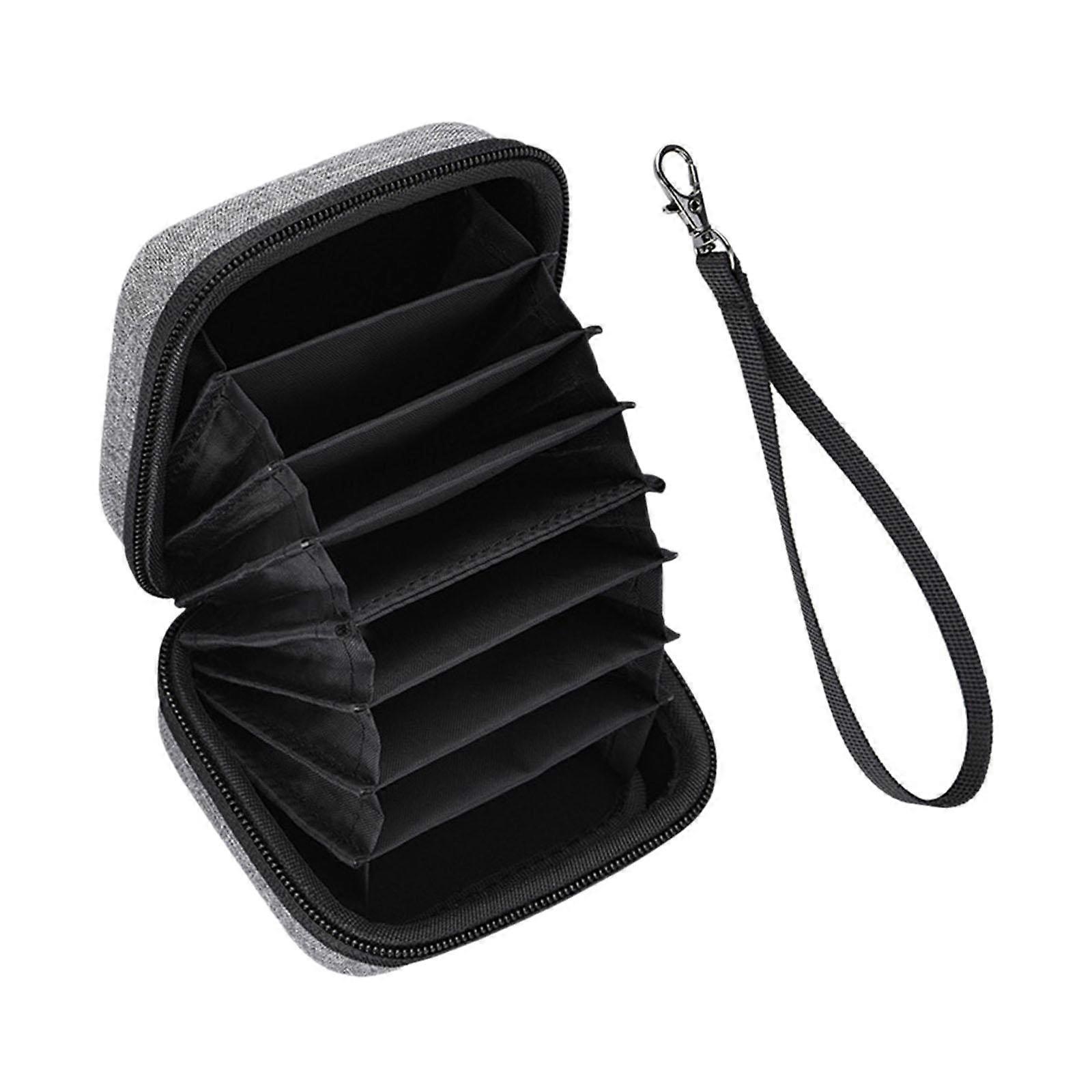 Lens Filter Case with 8 Compartments Portable Camera Lens Filter Storage Bag
