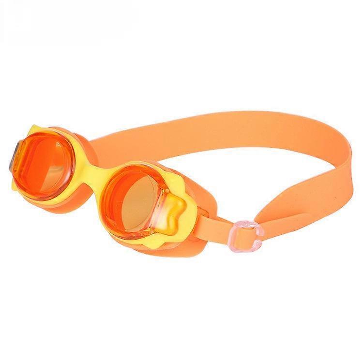 Children's Swim Goggles Cartoon Waterproof Anti-fog Silicone Goggles