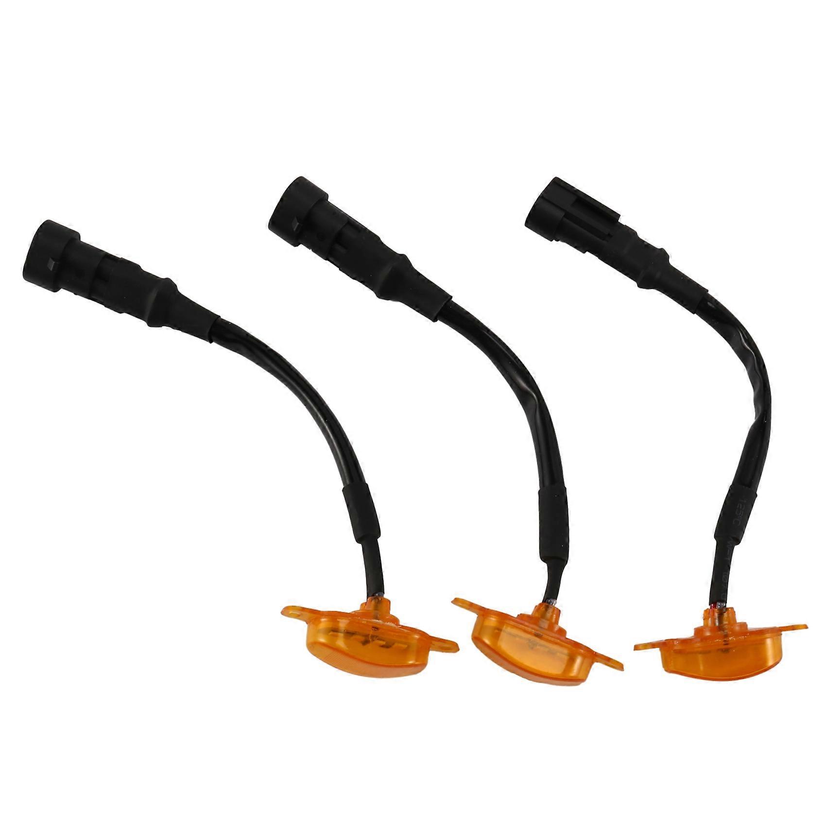 3pcs led calandre feux de roulement, pare-chocs avant capot calandre led lumière pour 2004-2014 et 2014-up F150/F250