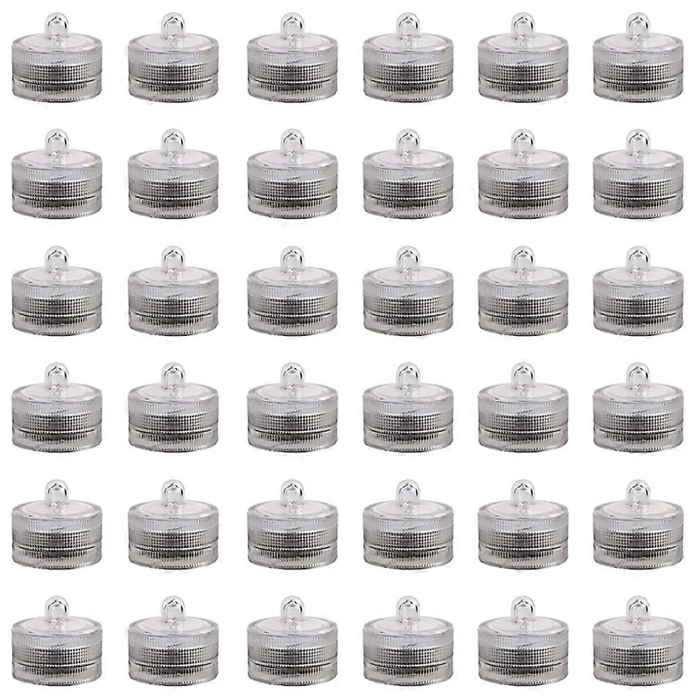 QQDD 36 Pack Dive LED Lights, Pool Lights, Flameless LED Lights for Wedding Party Valentine's Day