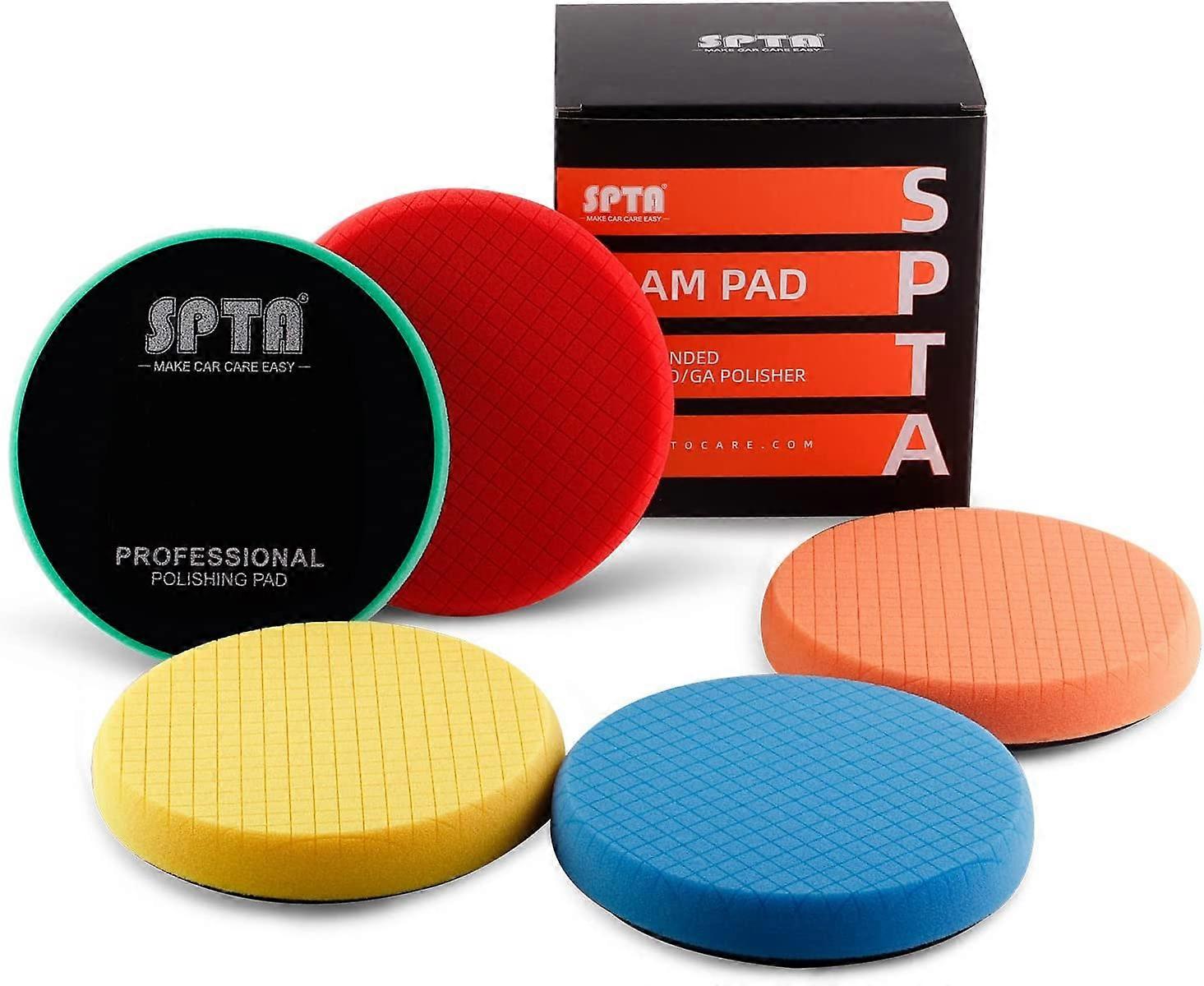 Polishing Pad, 5 Pieces 180Mm/7 Inch Polishing Sponge Polishing Kit For Car Polisher Buffer Pad/For Ro/Da Dual Action Polisher Buffing -Spps7M5