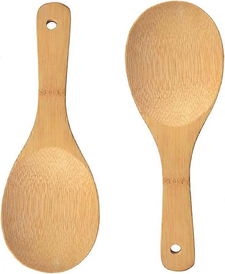 4 stk bambus non stick risske ris padle ris spatel ris scooper scoop til sushi