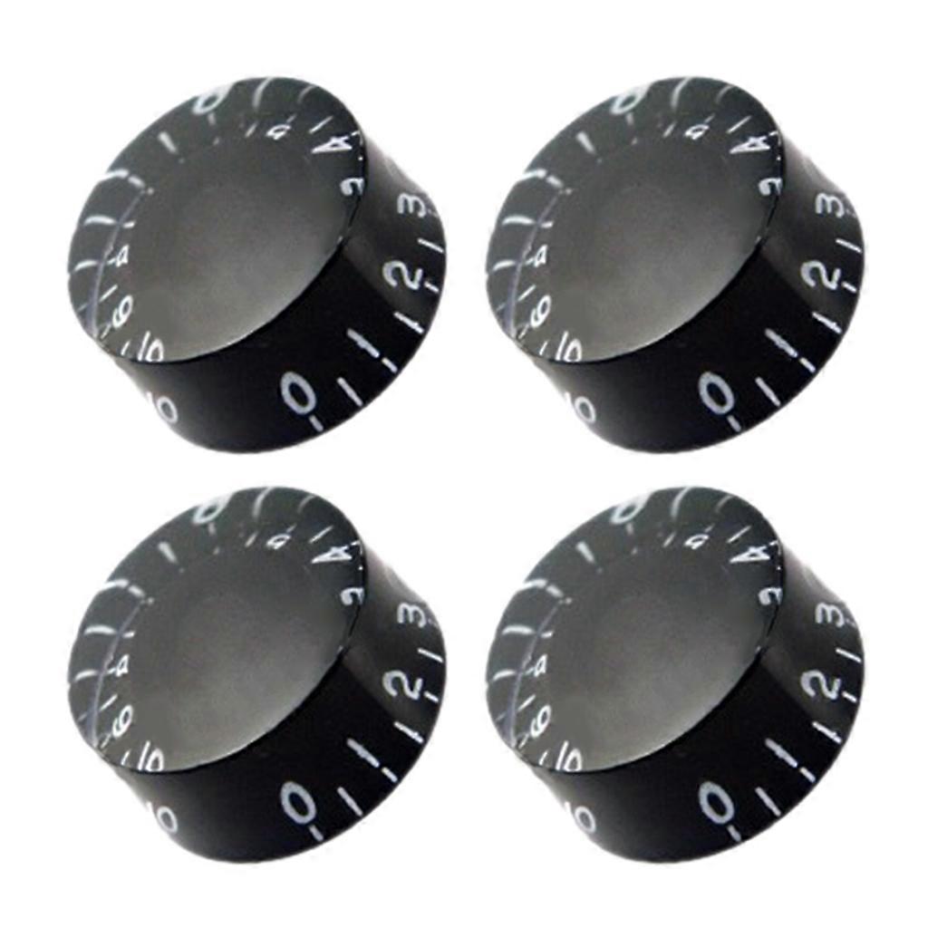 4Pcs Bass Knobs Guitar Knobs Potentiometer Jazzes Bass Knobs Concentric Knobs