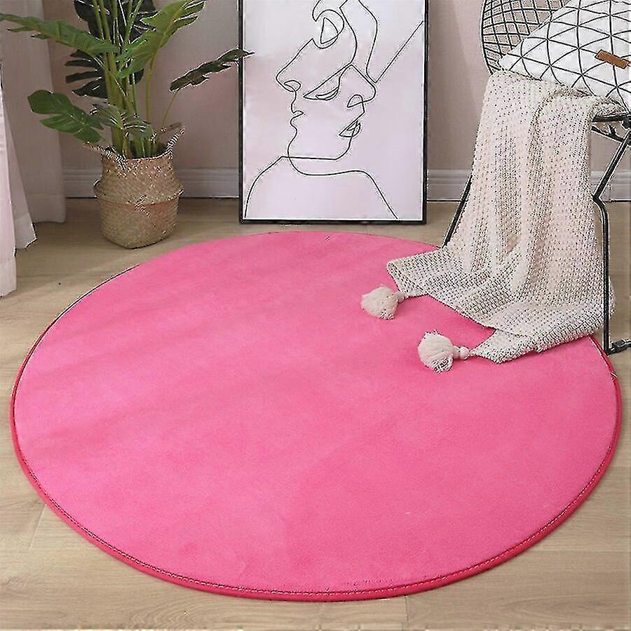 2022 Newest Round Pattern Design Coral Velvet Carpet Sofa Carpet Memory Foam For Bedroom Living Room Children Rug Yoga Mats