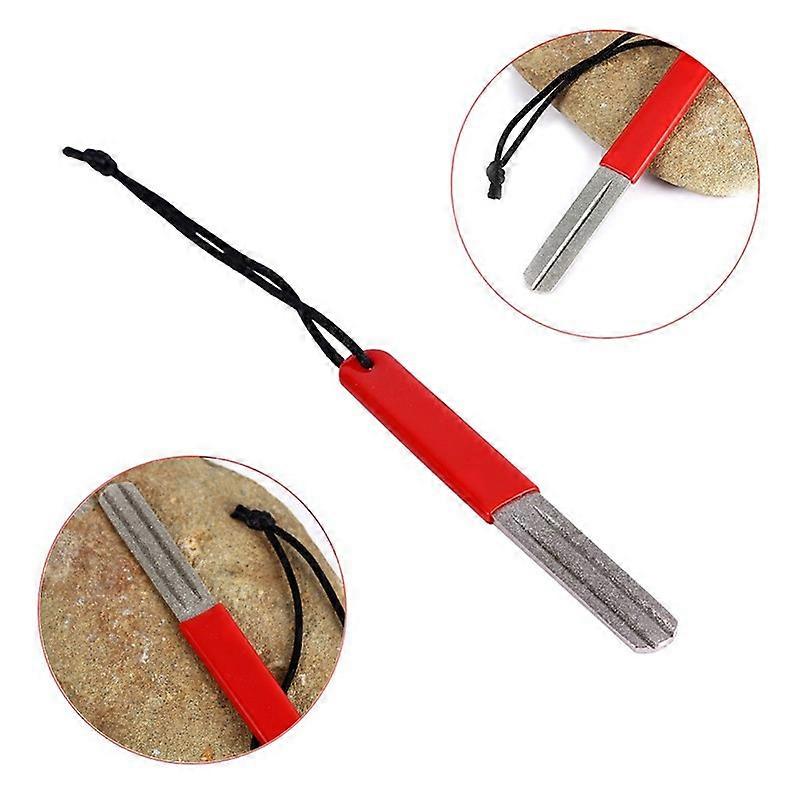 1pcs Double Side Good Quality Fishing Flies Hook Hone Fly Fishing Hook Sharpening Tool Hooks Sharpener Hone