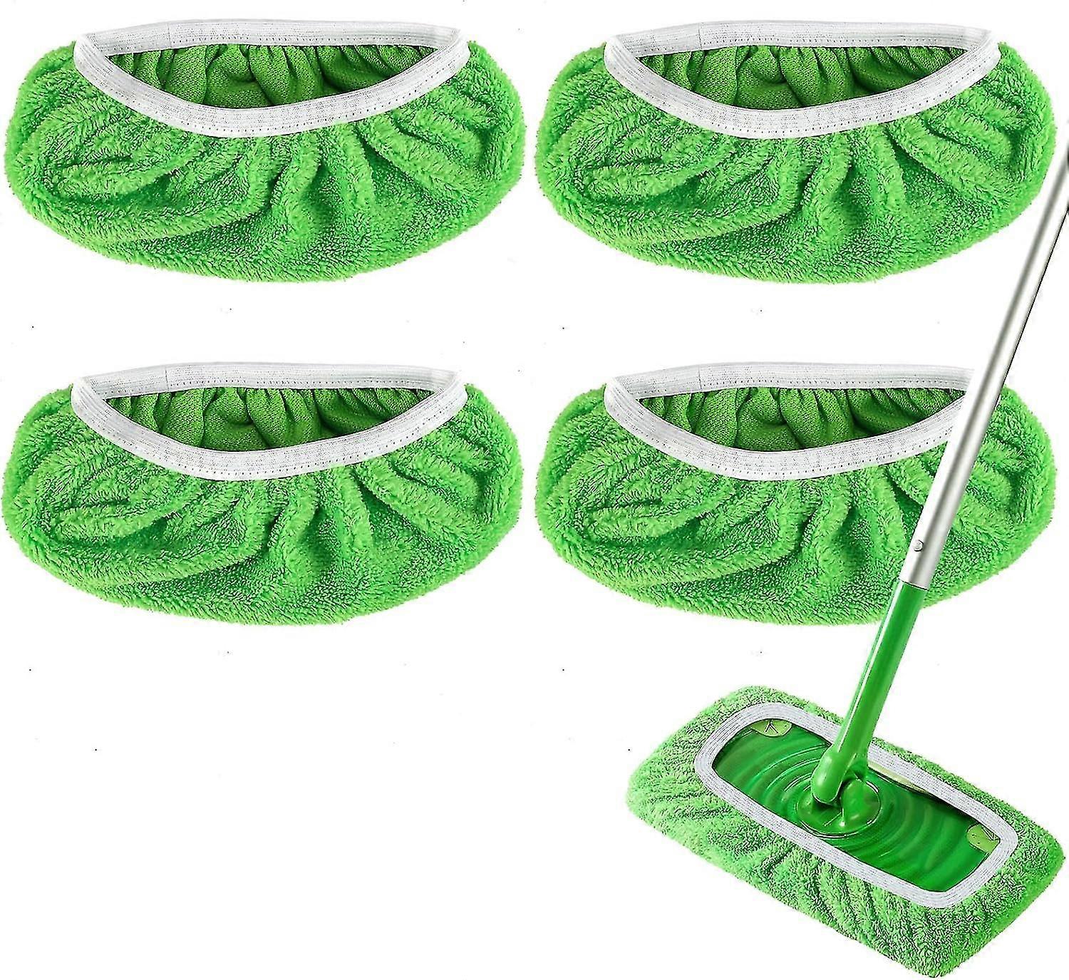 Mop Replacement For Swiffer, Reusable Mop Pads Cleaning Flat Pads For Wet And Dry Use, Household Replacement Mop For Wood Floor Cleaning