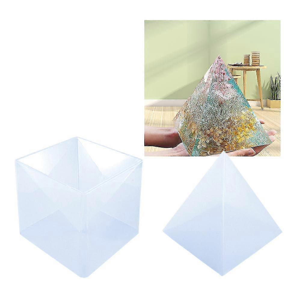 DIY Large Pyramid Silicone Mould Craft Clear Epoxy Resin Mold Casting Mold-Yvan
