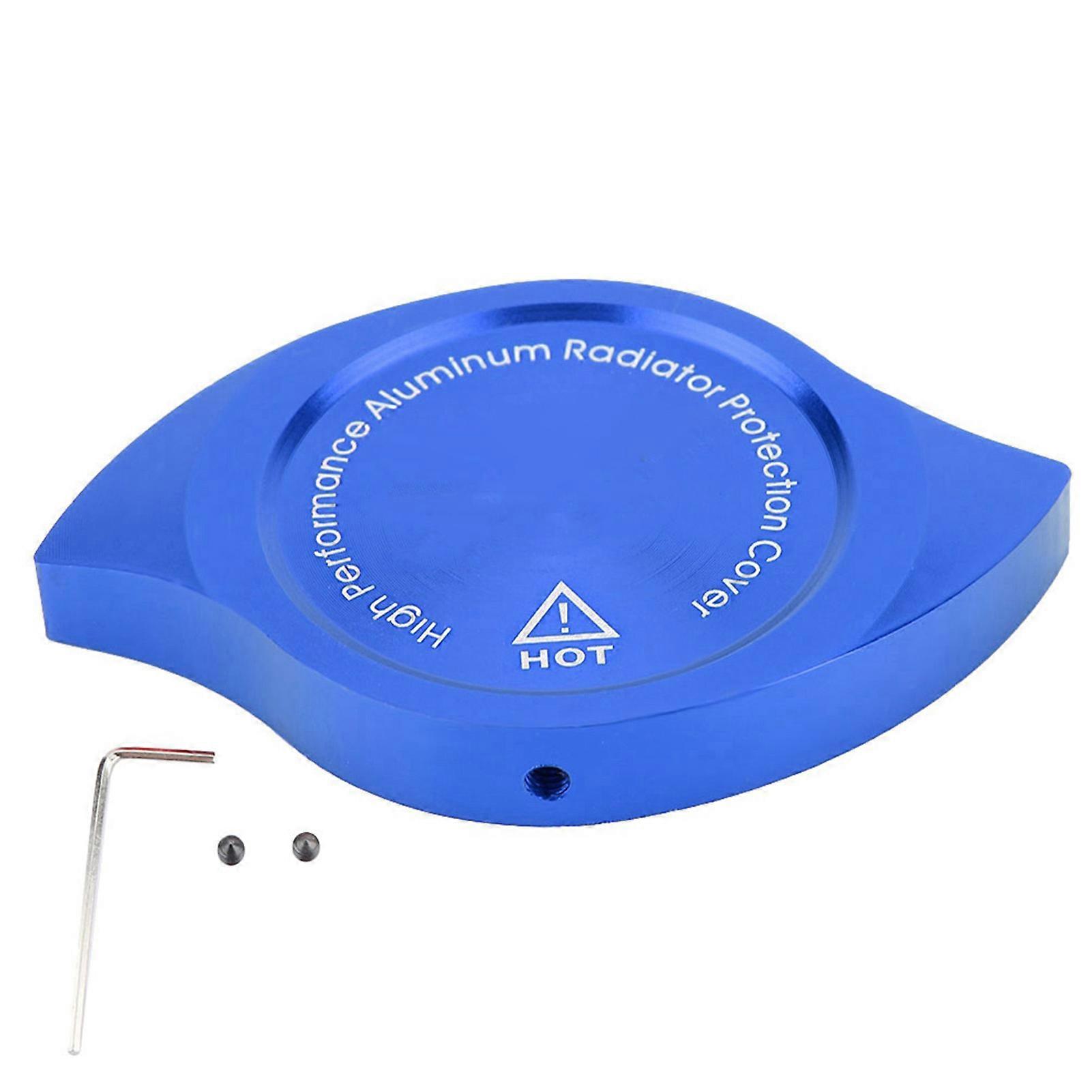 1pcs Car Modification Aluminium Cap Decorative Covers Blue