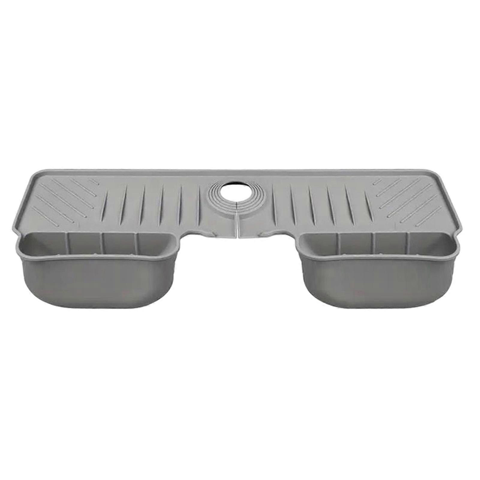 Anti-splash Faucet Drain Mat Waterproof Multi-functional Table Gasket for Kitchen