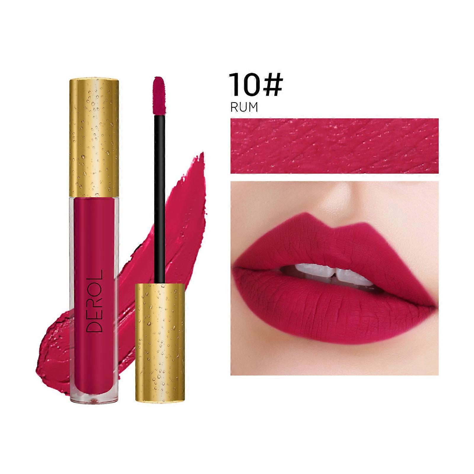 Moisturizing Velvet Matte Lip Gloss Moisturizing Full Coverage Revitalizing Lipstick for Women Girls Daily Makeup