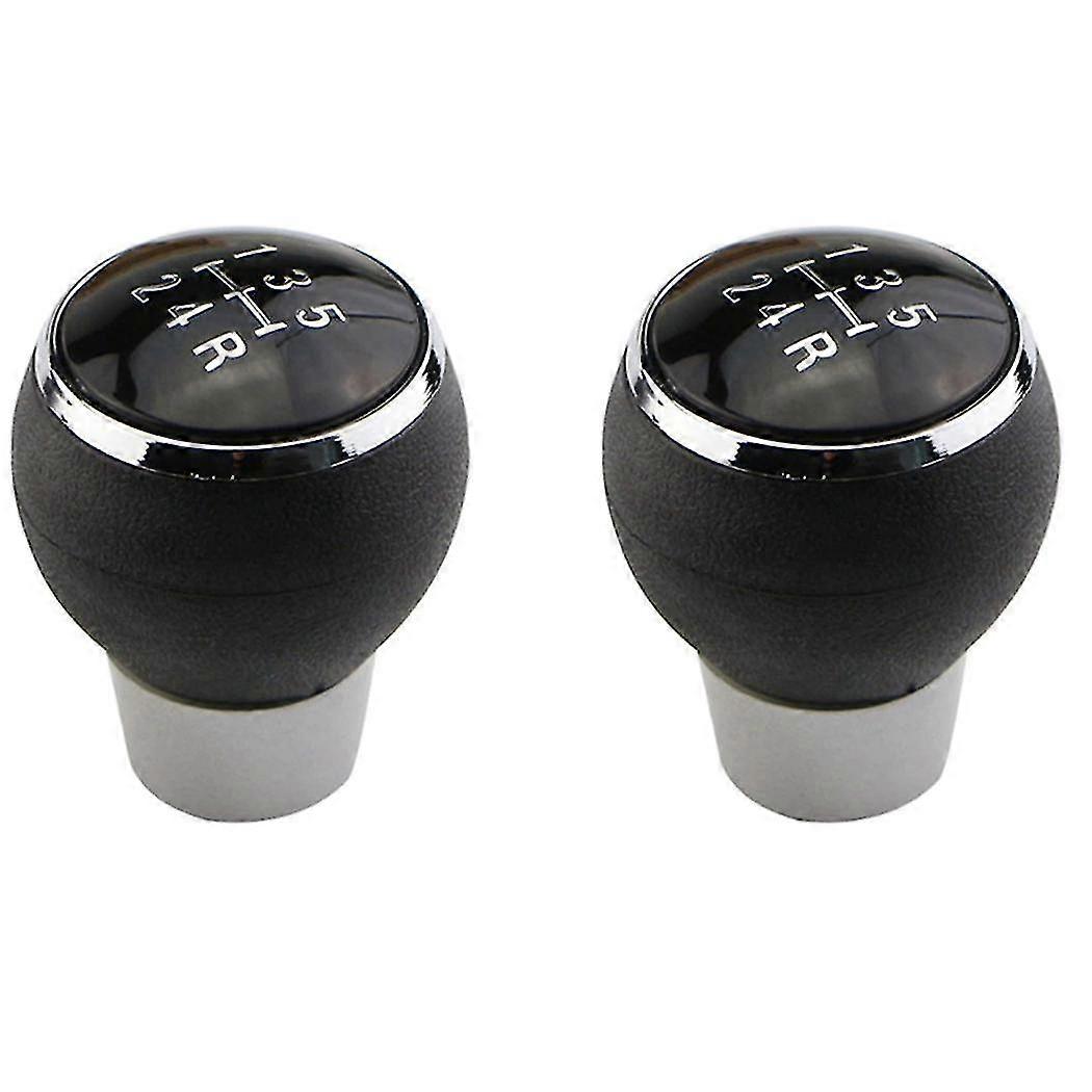 2x Car 5 Speed Gear Head Shift Knob Mt Handball For Gts Asx V3 V5 V6