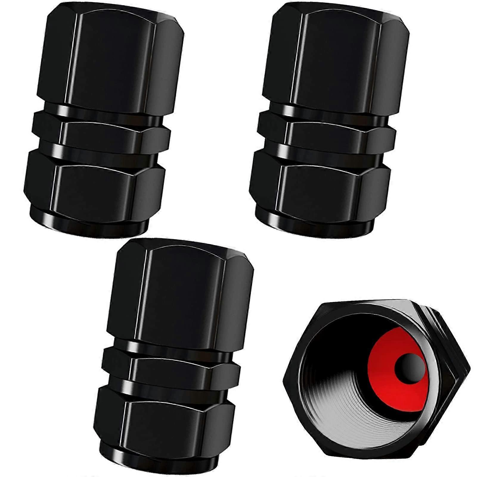 4pcs Car Tyre Valve Caps, Aluminum Alloy Metal Bike Car Motorcycle