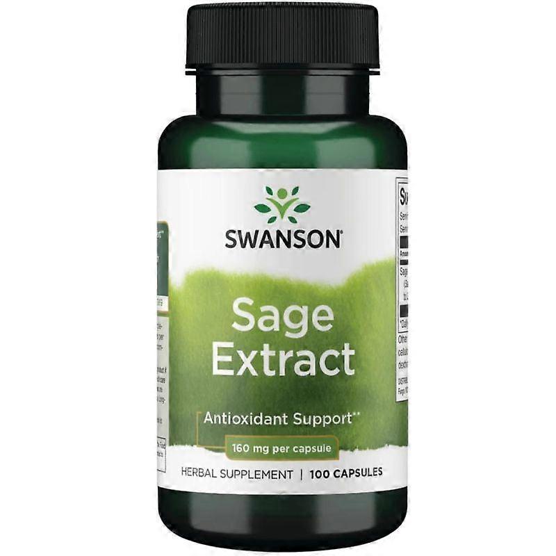 Swanson Sage Extract 160mg Capsules 100