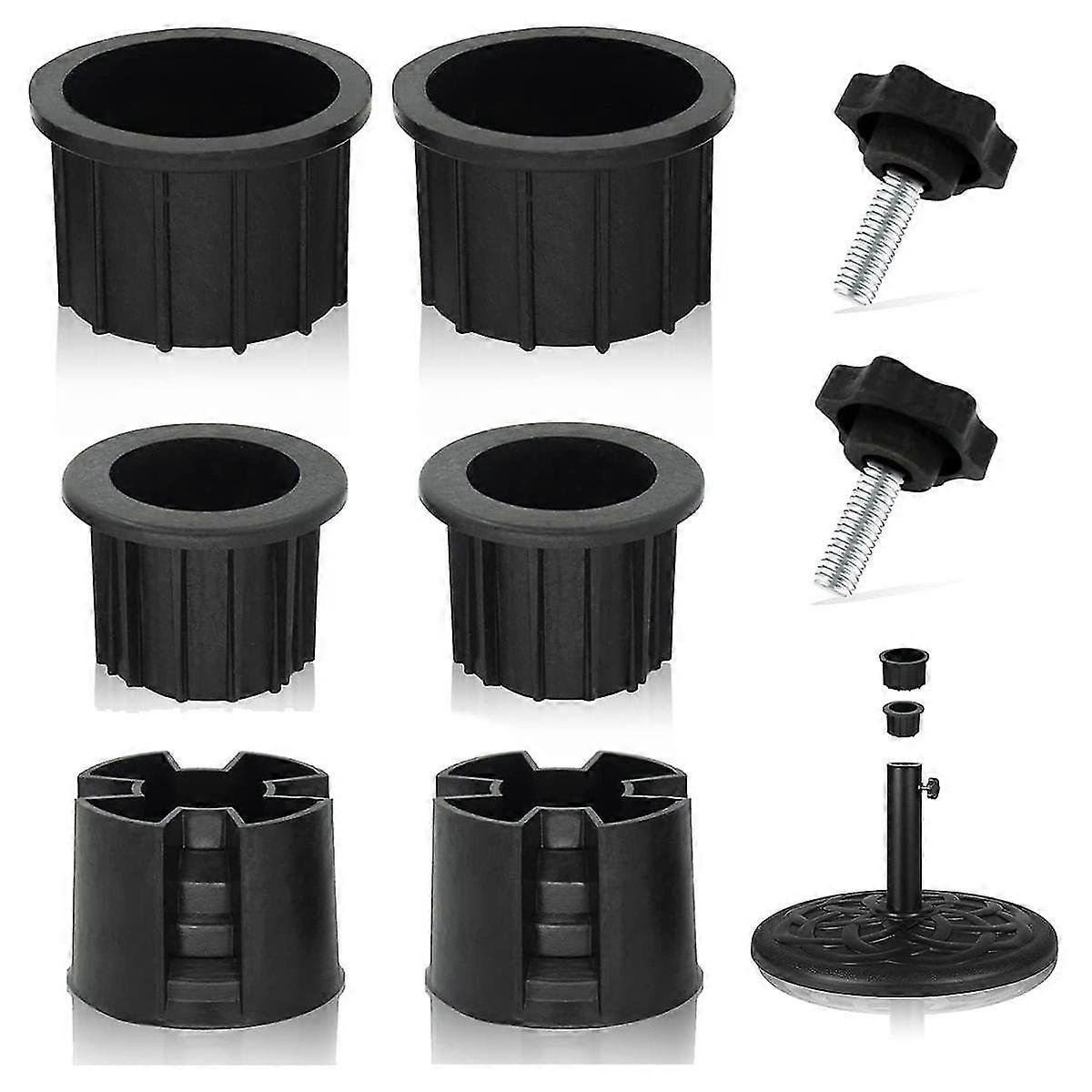 8 Pcs Umbrella Base Stand Hole Ring Plug Cover e Cap Pátio Umbrella Stand Stand Base Stabilizer