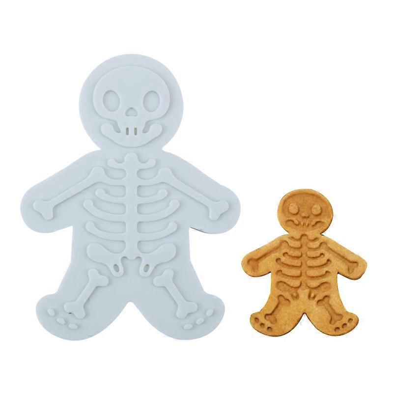 Skeleton Cookie Cutter/ Gingerbread Man Mold/ Skull Cookies Stampers SWEET SPIRITS Day of the Dead Cookie Cutter