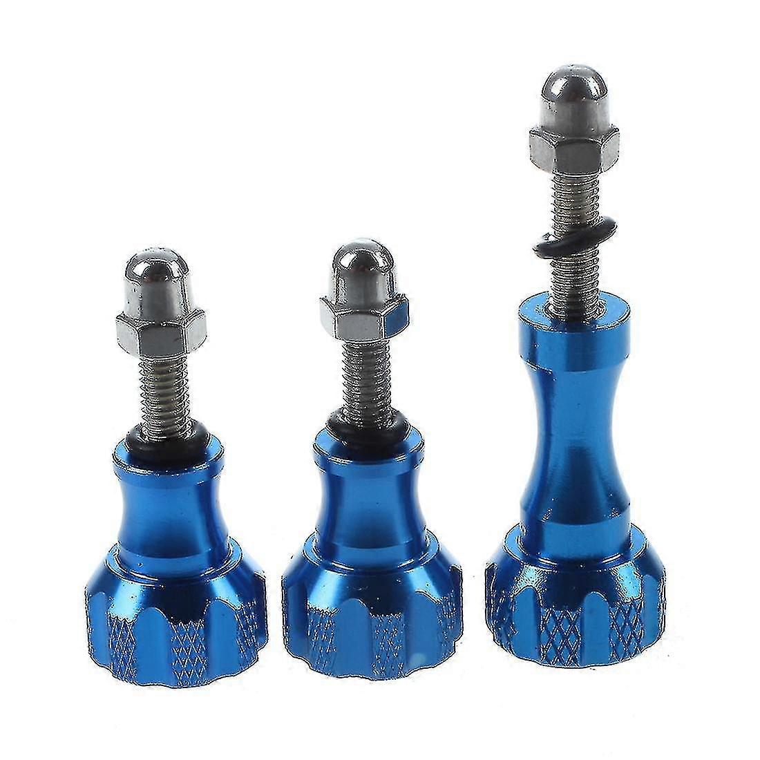 Camera Fixing Screw Knob Bolt Nut Screw (blue) (3pcs)