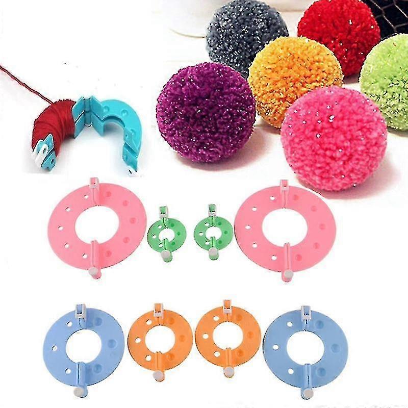 Knitting needles pompom wool ball maker yarn pompoms wool plush ball weaver