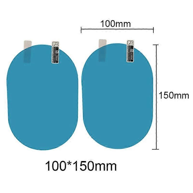 2 Αδιάβροχη ταινία αυτοκόλλητο αυτοκινήτων pcs για την ταινία βροχής καθρέφτη καθρέφτη οπισθοπορείας αυτοκινήτων οπισθοπορείας αυτοκινήτων καθαρή όραση σε βροχερές μέρες ταινία αυτοκινήτων