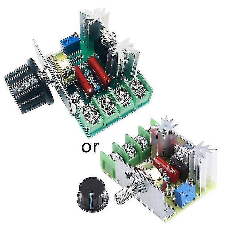 Ac 50-220v Voltage Regulator Dimmer Motor Speed Controller 2000w Scr Governor