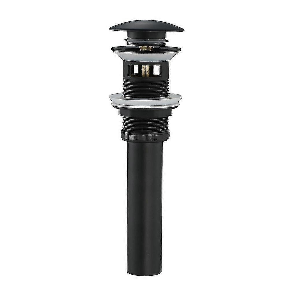 Basin Button Up Drain Filter Modern For Bathroom Sink Faucet Copper