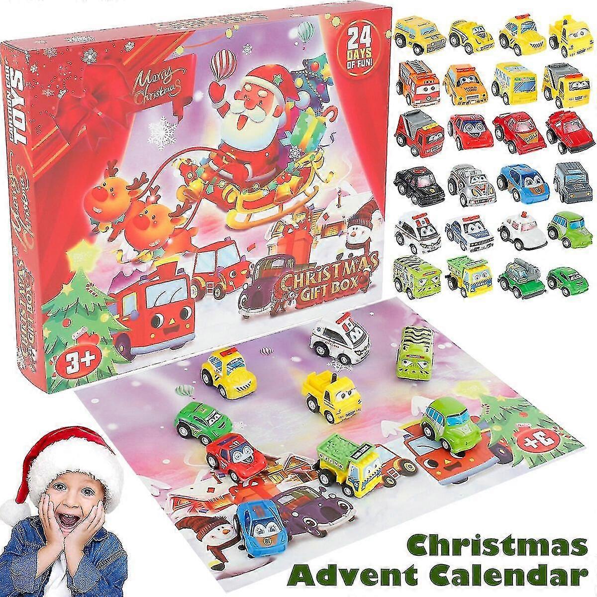 24pcs Car Advent Calendar For Christmas