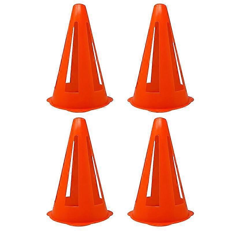 Cones de plástico - Mini cones esportivos para treinos + Prática - Cones de meta laranja flexíveis para treinamento + jogos - 9 polegadas