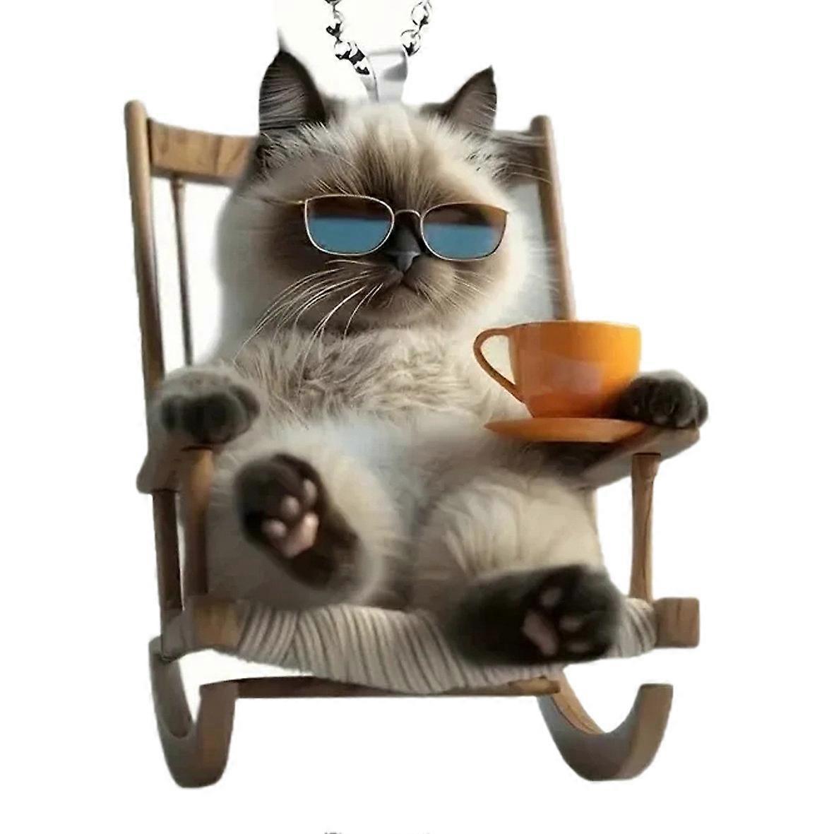 2D Acrylic Easter Pendant Flat Car Hanger Backpack Keychain Pendant