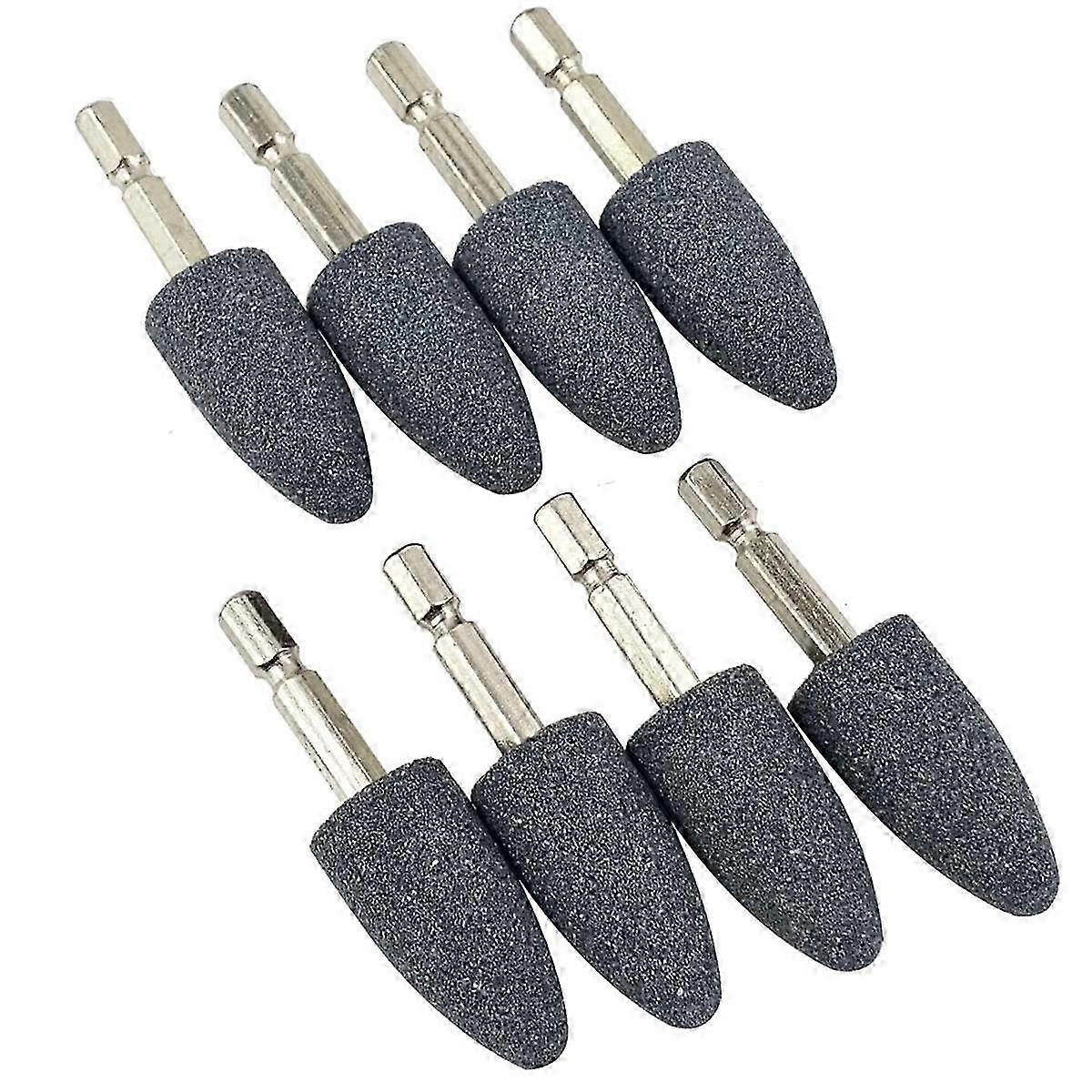 8 Pcs Cone Shape Grinding Stone (20mm) wool grinding set