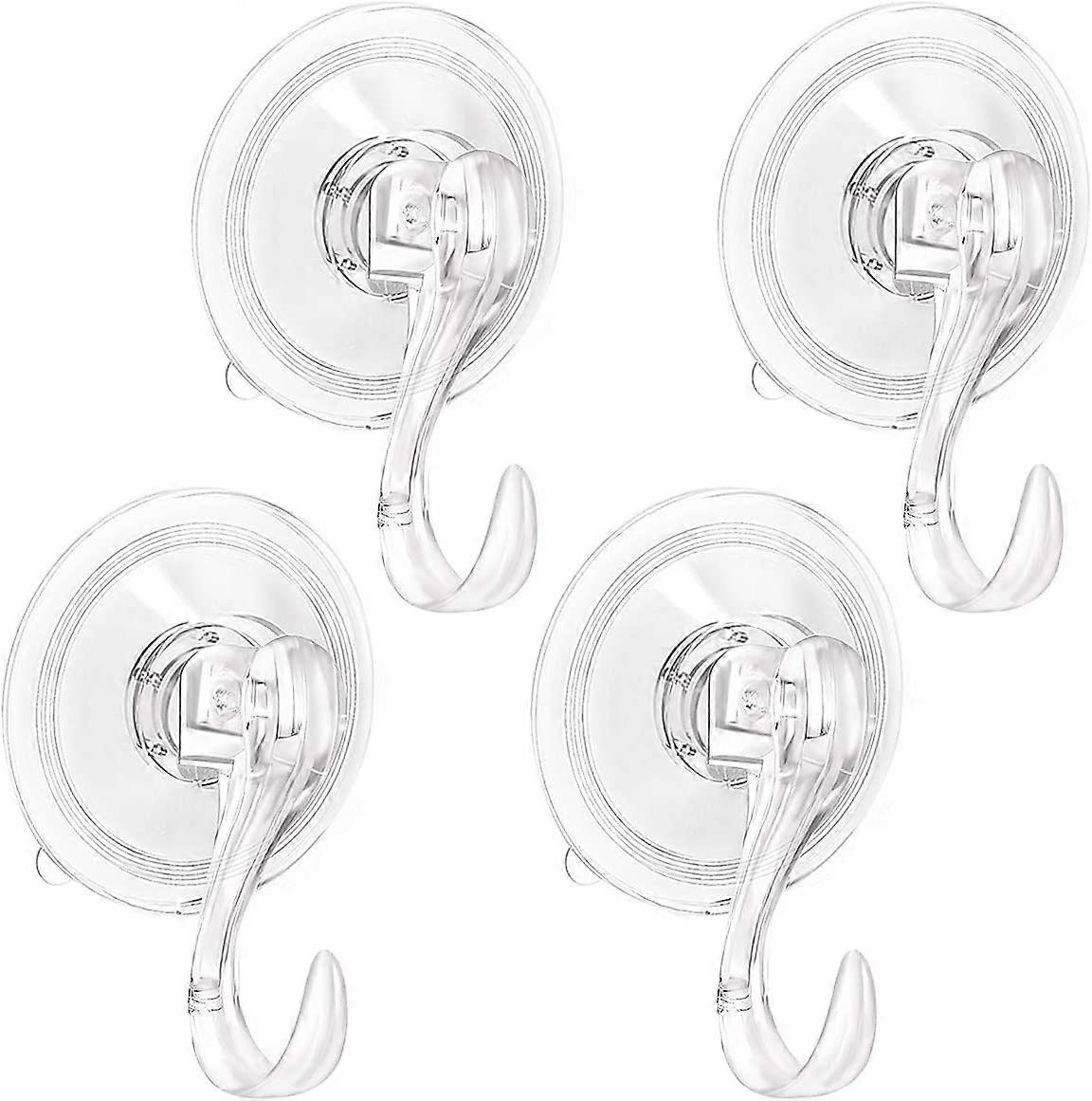 Wreath Hanger, Suction Cup Hooks with Key Lock, Heavy Duty Vacuum Wall Window Shower Suction Cup Hook and Wreath Hanger for Front Door, Wreath Holders