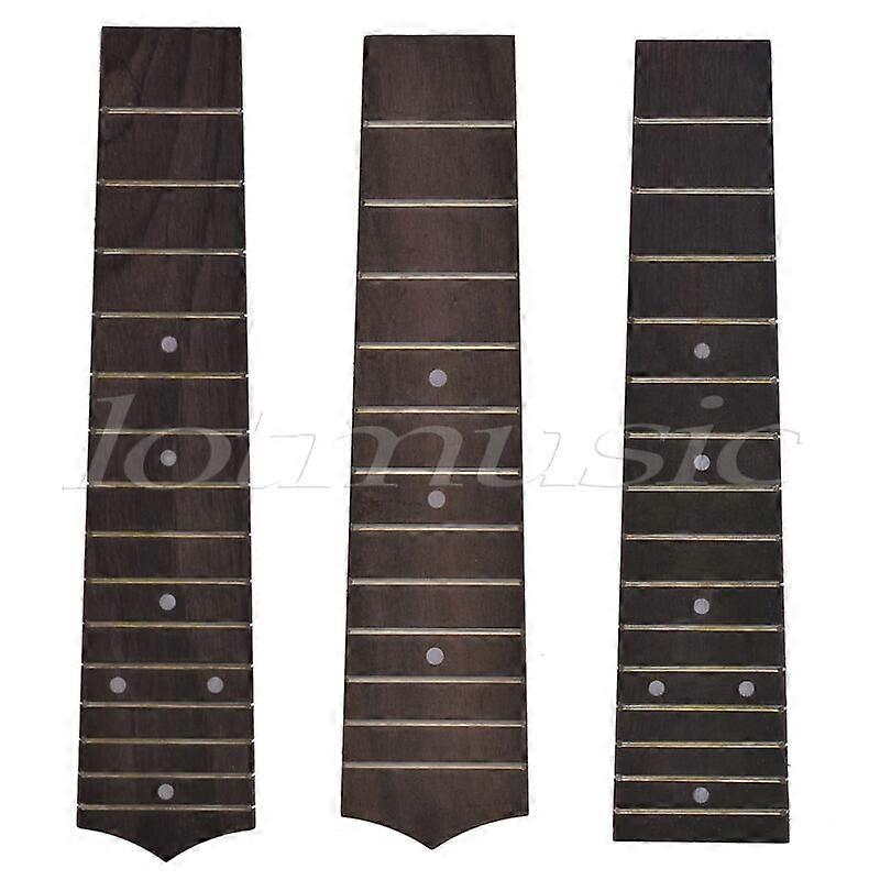 Escala de Escala com Trastes para Peças de Ukulele Soprano de 21 Polegadas 3 Pcs