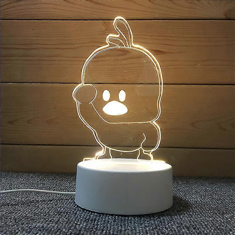 Creative 3d light-emitting diode desk lamp/decorative night light/table lamp