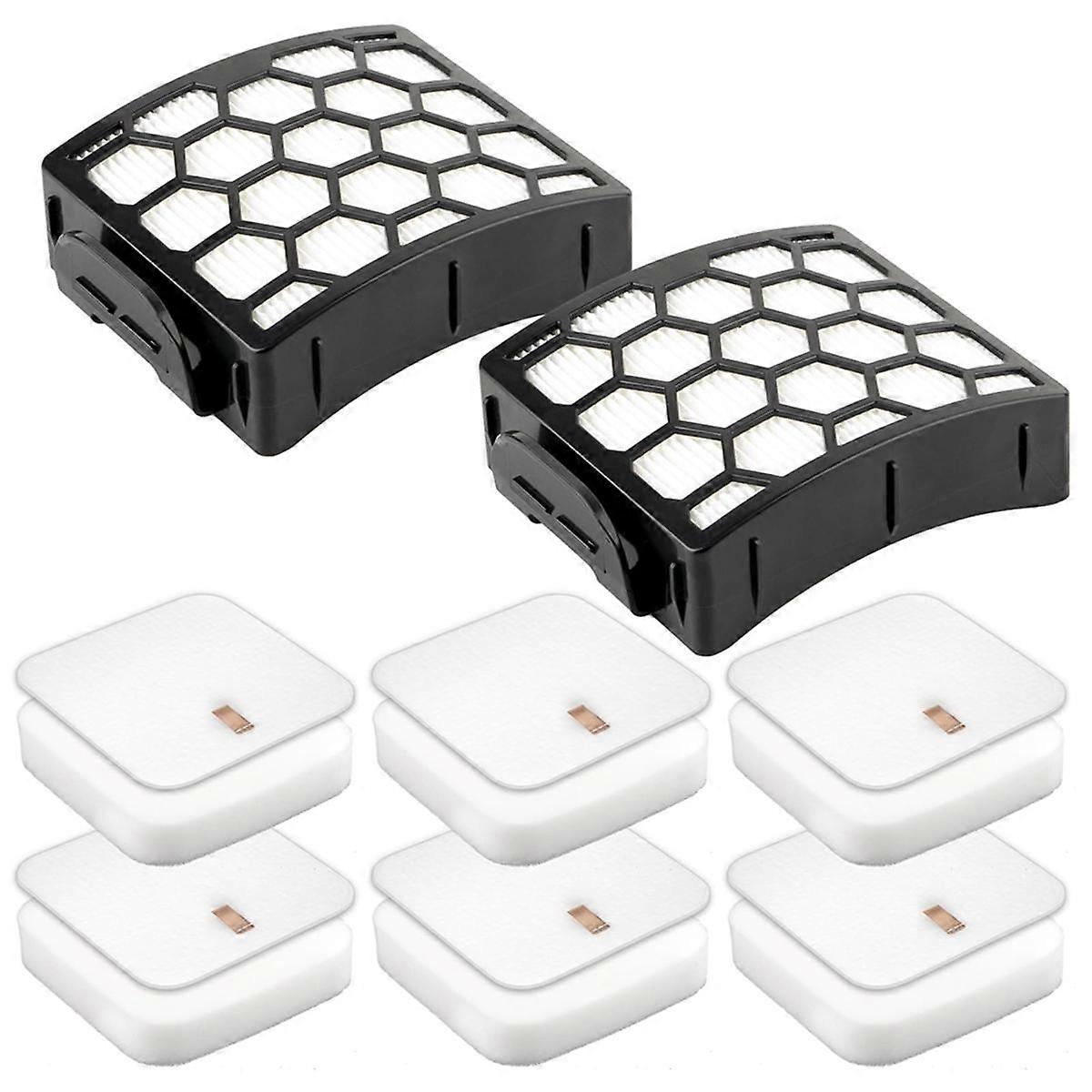 Hepa Filters Foam Filters Compatible for LA502, LA322, LA702, LA502, LA301, Upright Vacuum Replacem