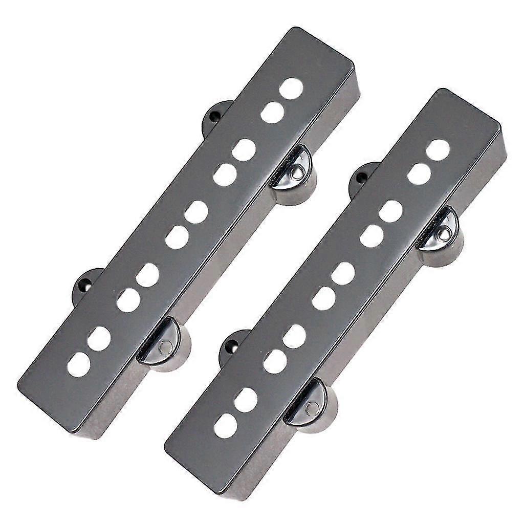 1/2/3 2 Pcs Black Plastic 10 Hole Open Type 5 String Pickup Covers For