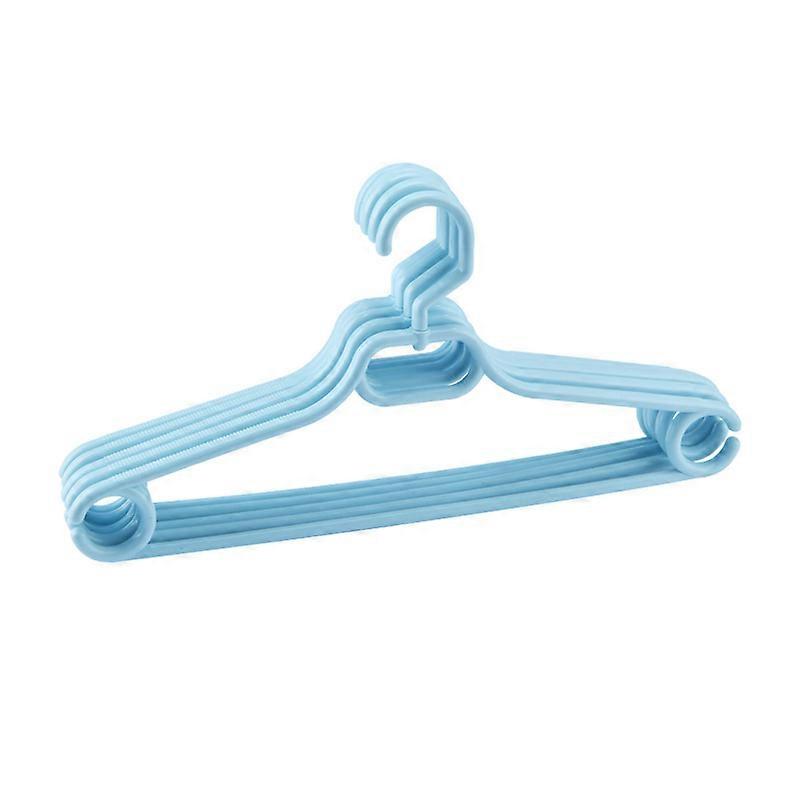 Pack de 10 perchas de plástico - azul