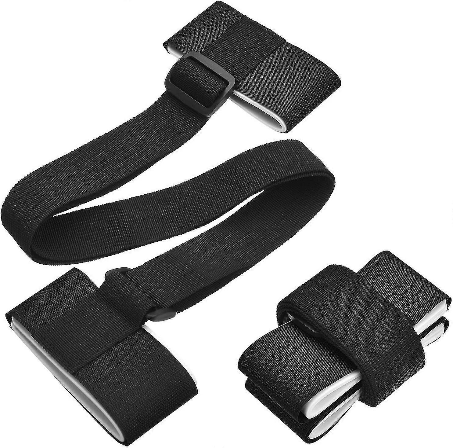 2 Pack Ski Carrier Strap, Adjustable Shoulder Carrier Lash Handle Straps With Cushioned Fastener Tape Strap Loop