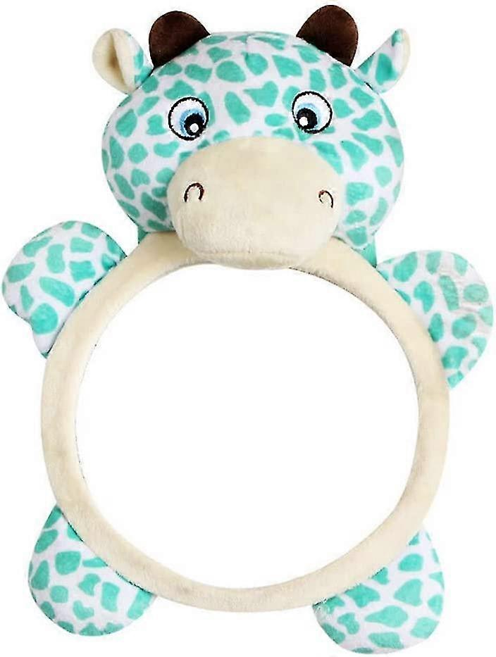 Baby Safety Rearview Mirror Creative Haha Mirror Cartoon Giraffe Shaped Distorting Mirror Car Baby Reverse Seat Observation Mirror Multi Function Car