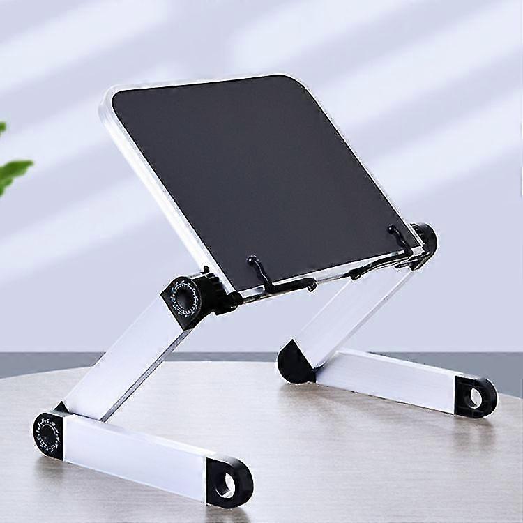 Black Reading Rack Tray Adjustable Tilt Stand 360 Degree Adjustable Height And Angle Podium Bookshelf Foldable Portable