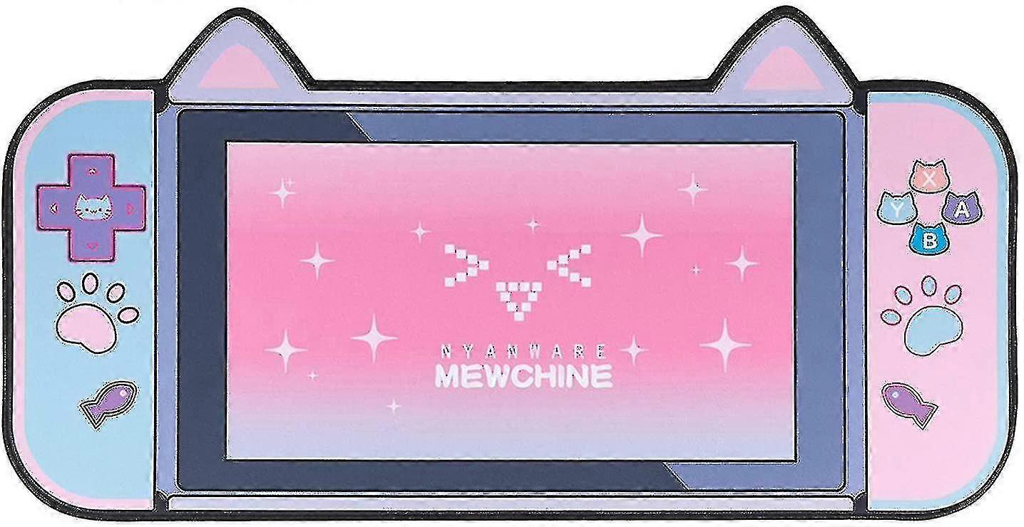 Cat Ear Mouse Pad-large Non-slip Rubber Base Desk Pad