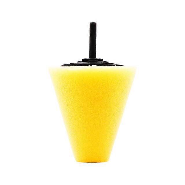 Auto Wheel Polishing Sponge Used for Electric Drill 3inch Burnishing Ball Polishing Cone Car Hub Buffing Sponge Pad