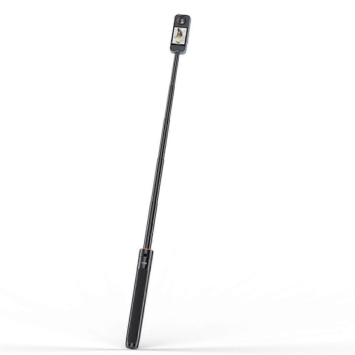 VRIG -21 138cm udvidet selfie stick stativ mini bærbar stativ til 12/11/10 X3 Action Camera Vlog