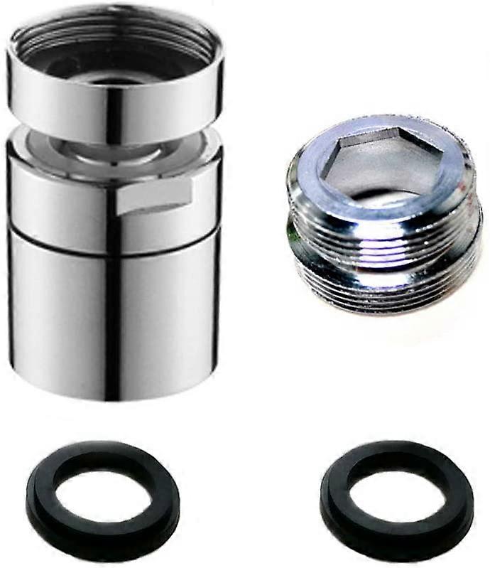 Aerator for taps - Rotatable 360 - Water saving aerator - For kitchen and bathroom - Suitable for tap with M22 external thread or M24 internal thread