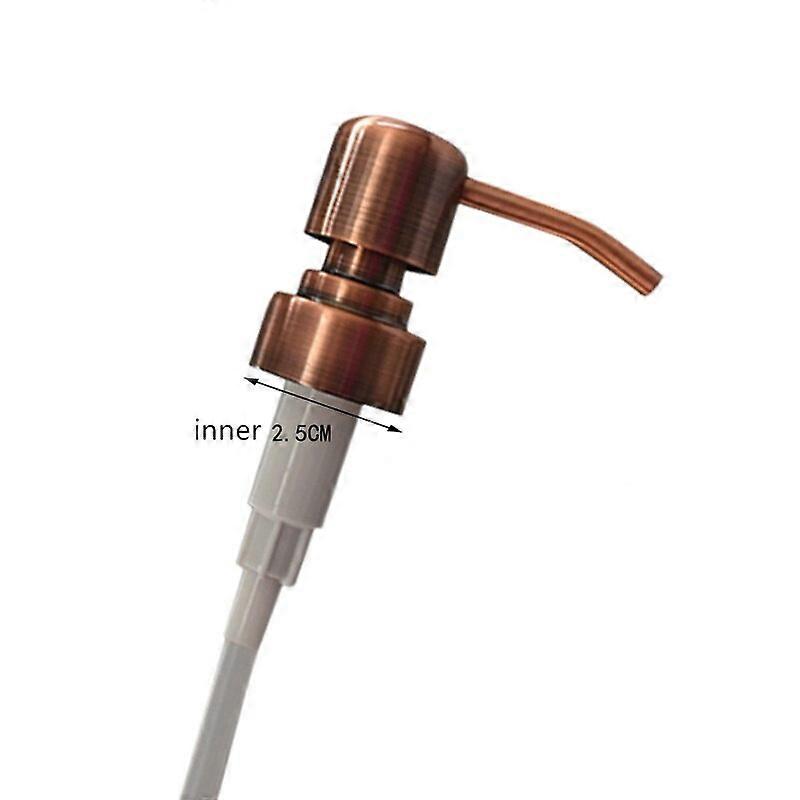 1 Stück 304 Edelstahl Pumpe Nozzl Küchenspüle Flüssigseifenspender Schwarz/Gold/Roségold Rose Gold