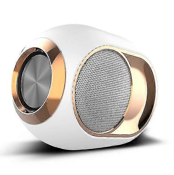 Portable Outdoor Waterproof Wireless Bluetooth Speaker(white)